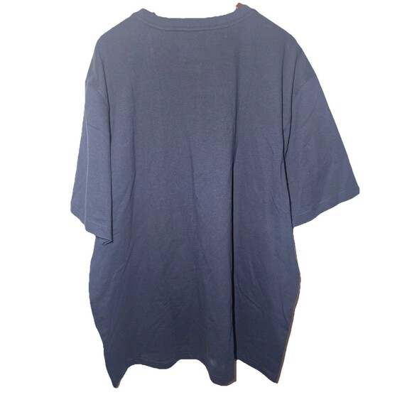 2XL Carhartt Mens Pocket Tee Henley T Shirt Navy Blue Loose Fit NWT - Picture 7 of 7